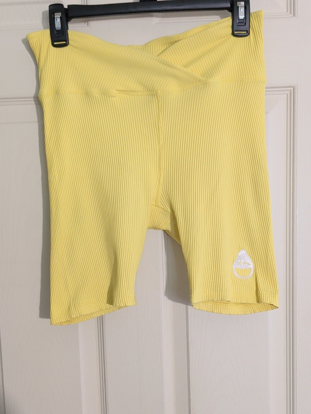Year Of Ours Lg Yellow V Waist Biker Shorts
